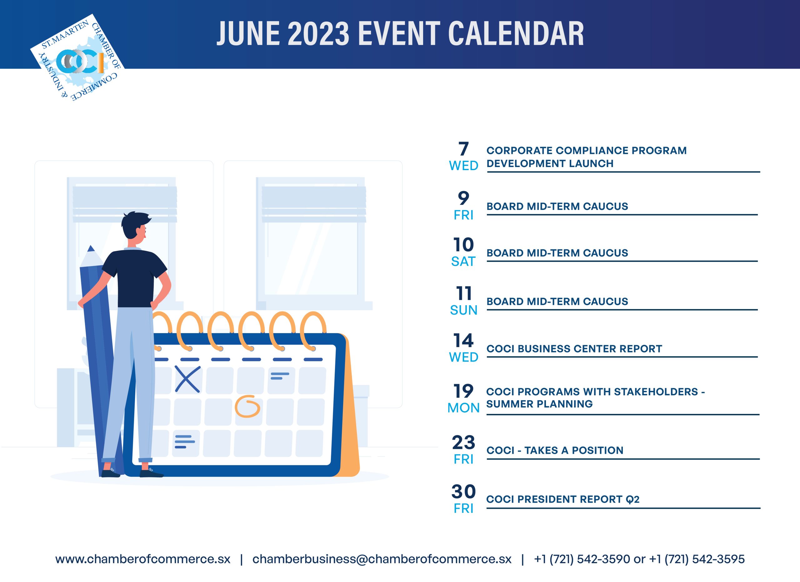 COCI Event Calendar JUNE 2023