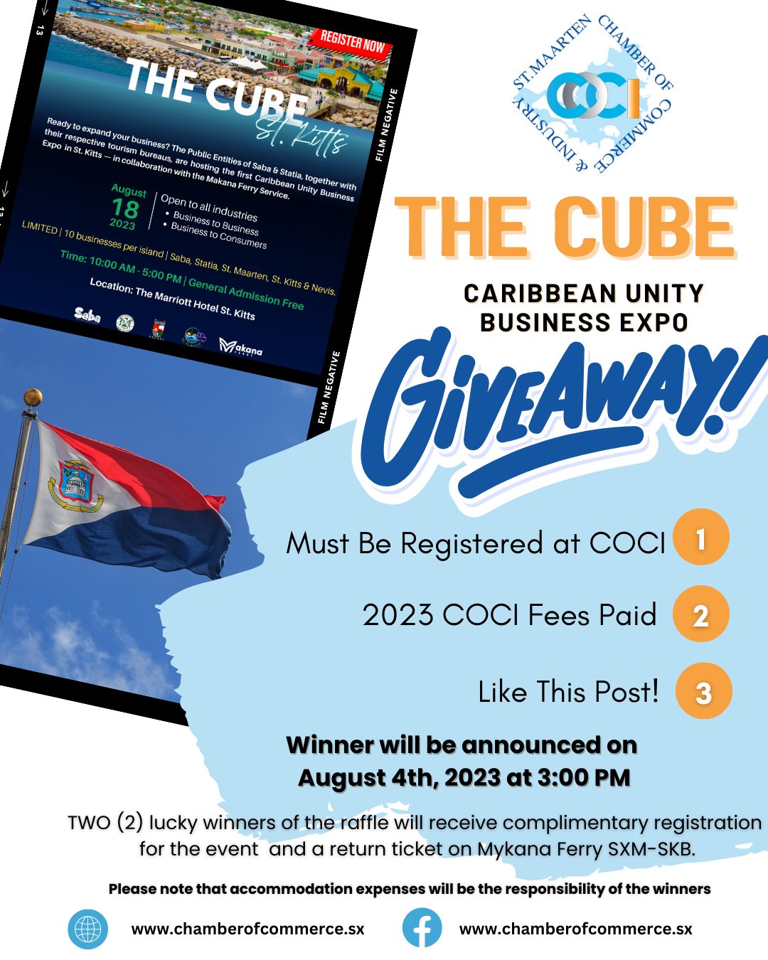 Chamber of Commerce and Industry (COCI) Encourages Local Businesses to Participate in the Caribbean Unity Business Expo (CUBE) in St. Kitts